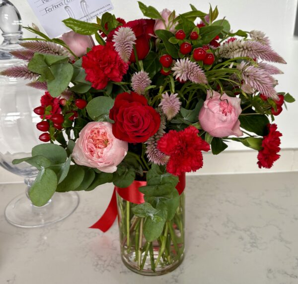 Crimson Blush Bouquet - Image 2