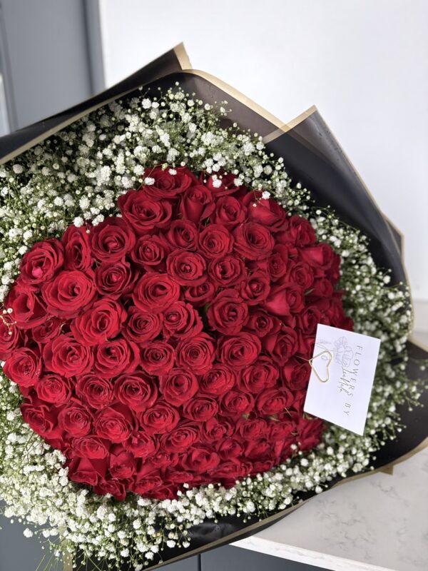 100 Red Rose Bouquet