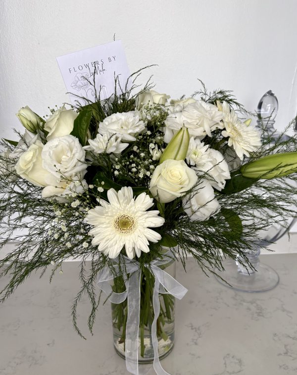 Elegant White Harmony Vase