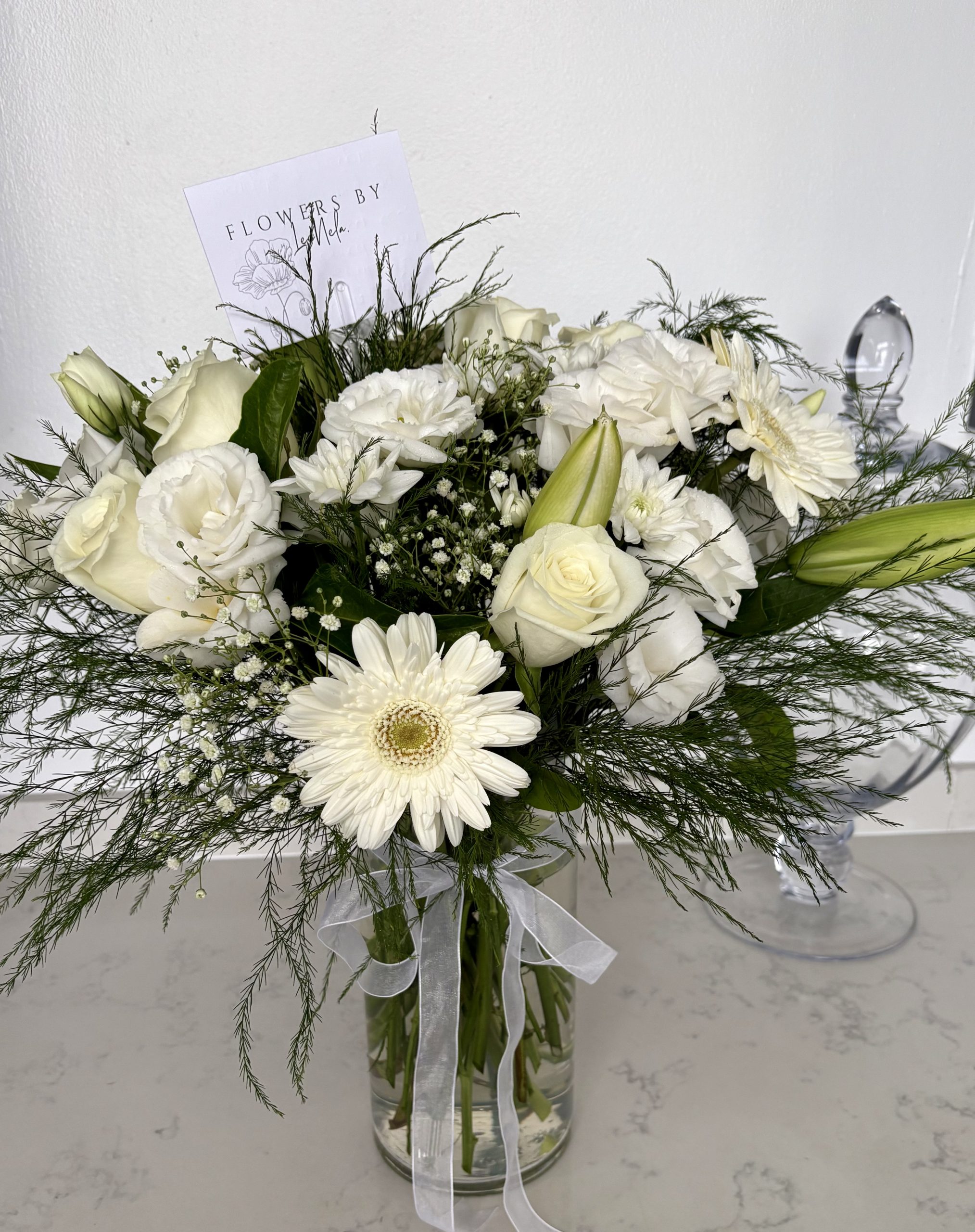 Elegant White Harmony Vase